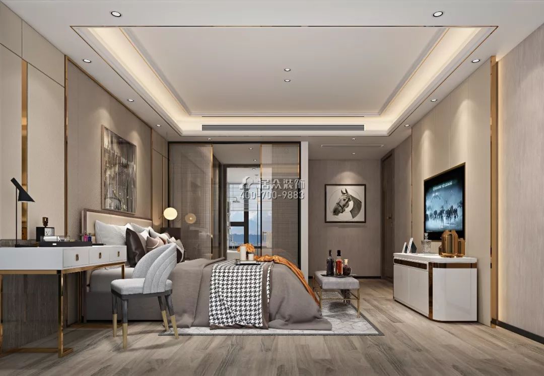 居众案例 | 171㎡现代轻奢风 演绎精致格调！-19