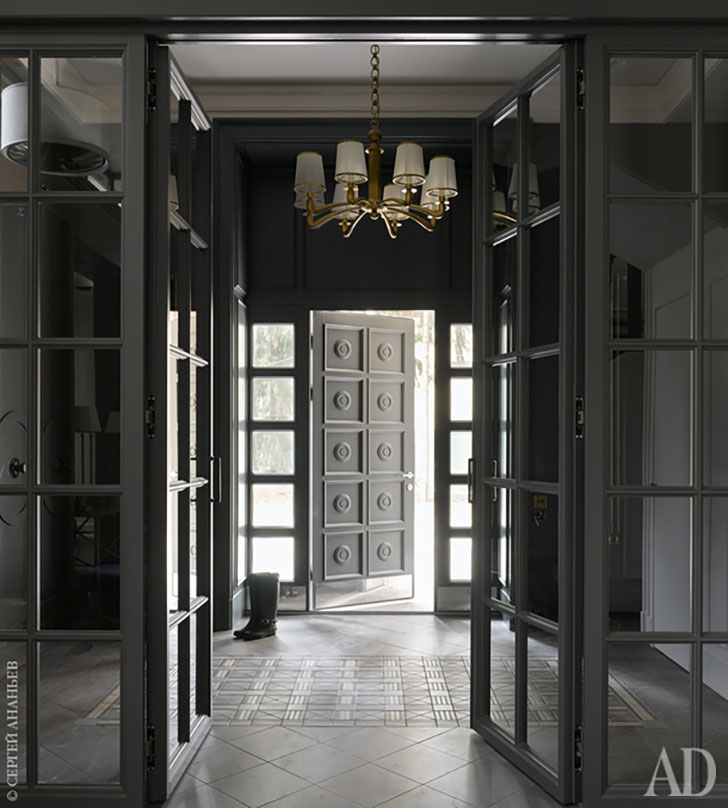 莫斯科奢华家庭别墅，现代英美风格大宅-3