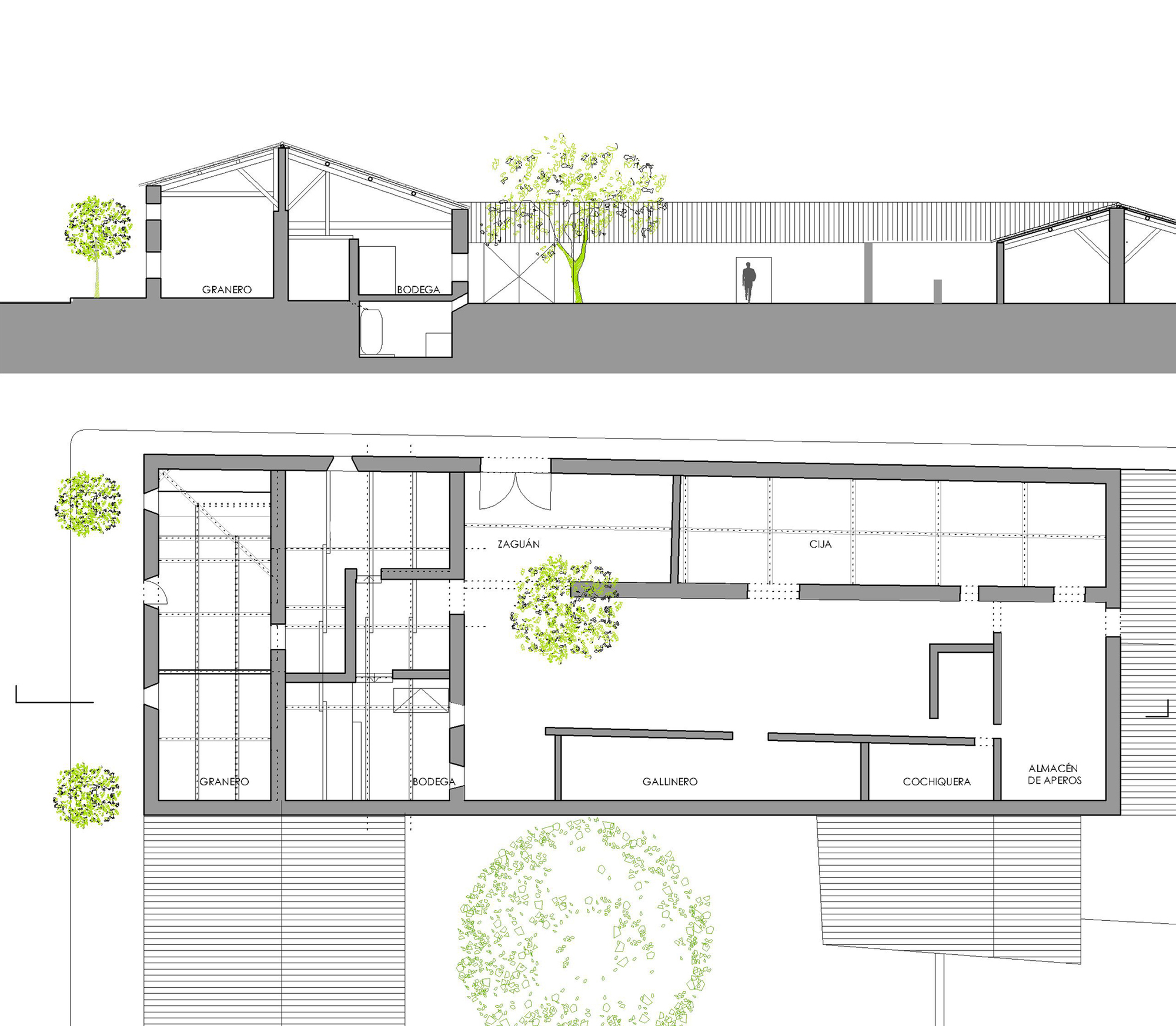 Barn Rehabilitation in a House / G+F Arquitectos-46