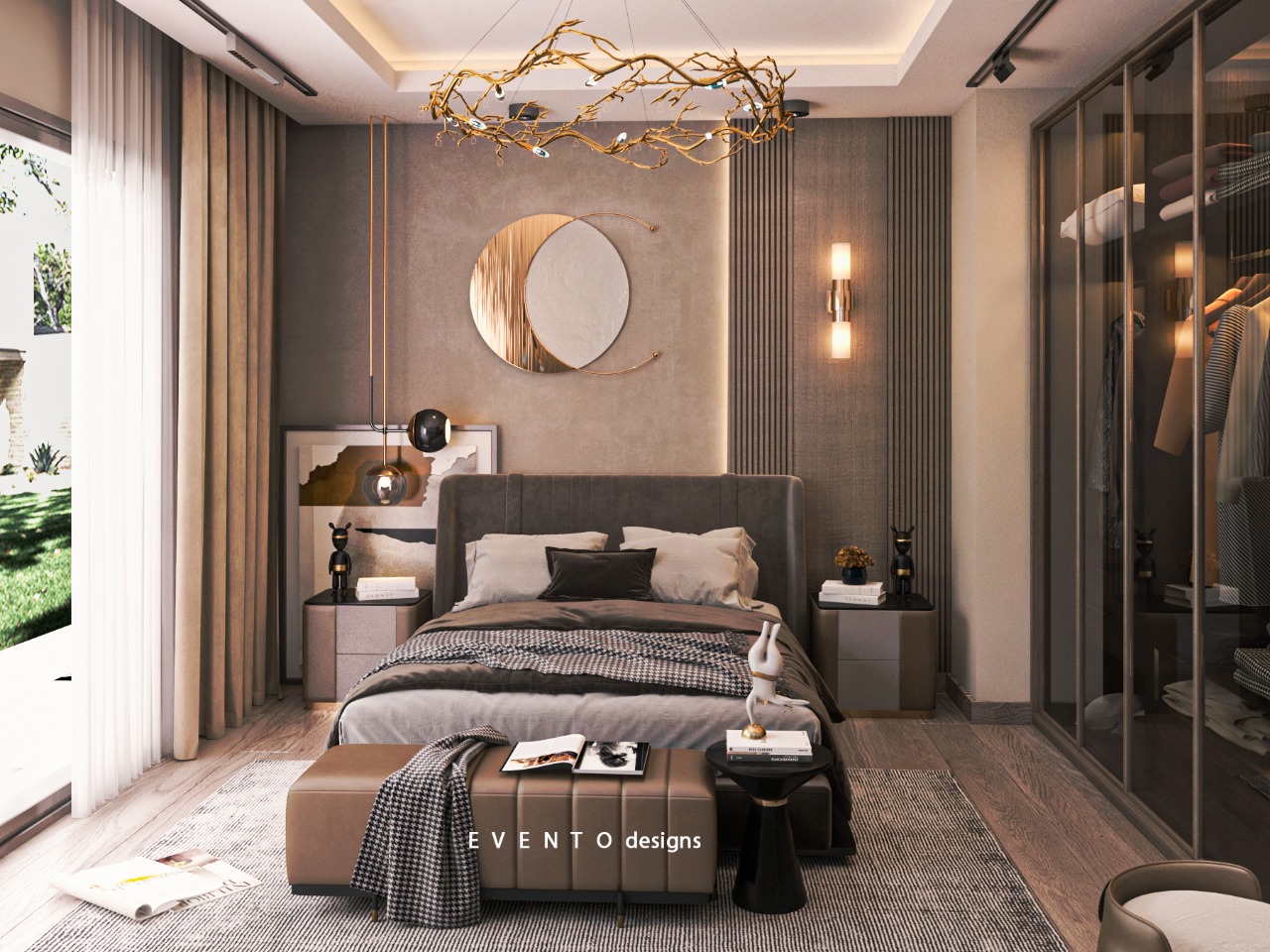 Contemporary Single Bedroom-2