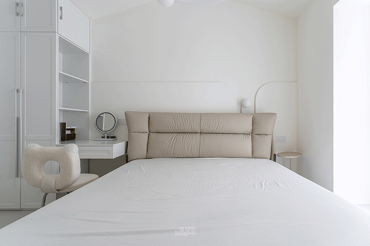 理想的奶油风未来四口之家设计丨中国北京丨久栖设计-38