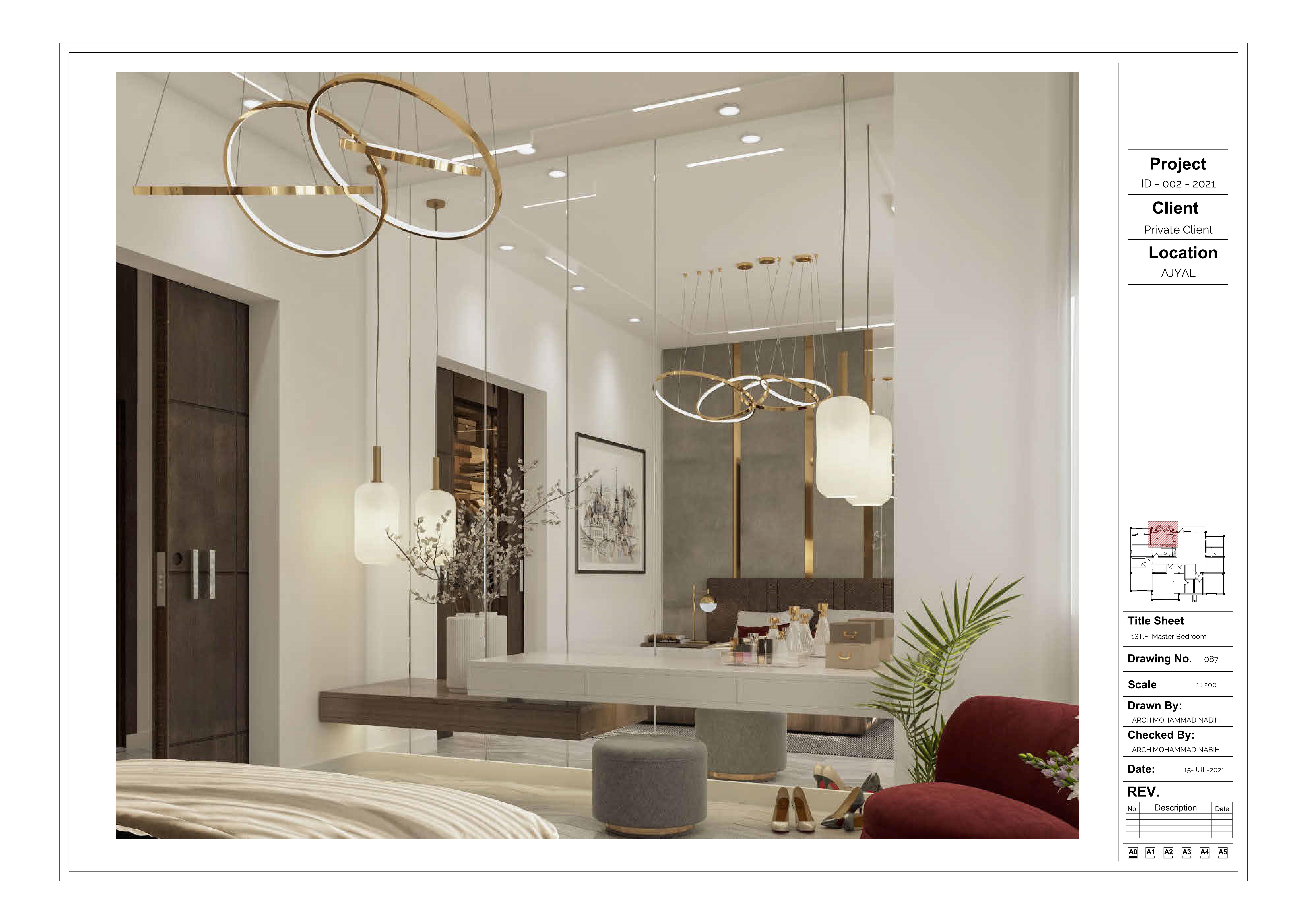 Khalifa Villa-Master Bedroom-2