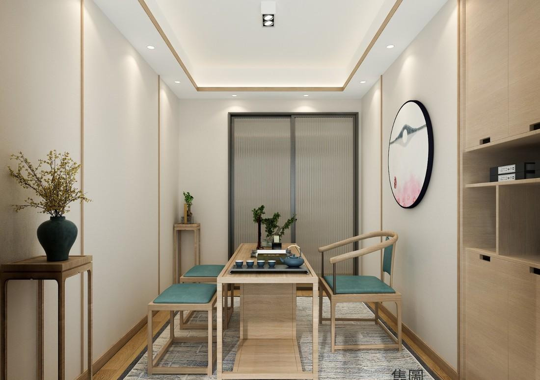 现代中式家居，拆墙扩容空间，原木与玻璃的通透之美-29