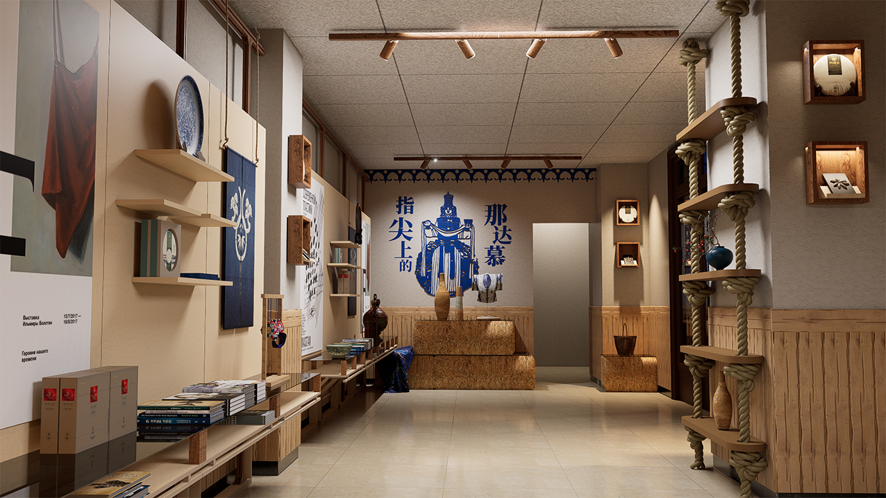 内蒙古那达慕小展厅设计-3