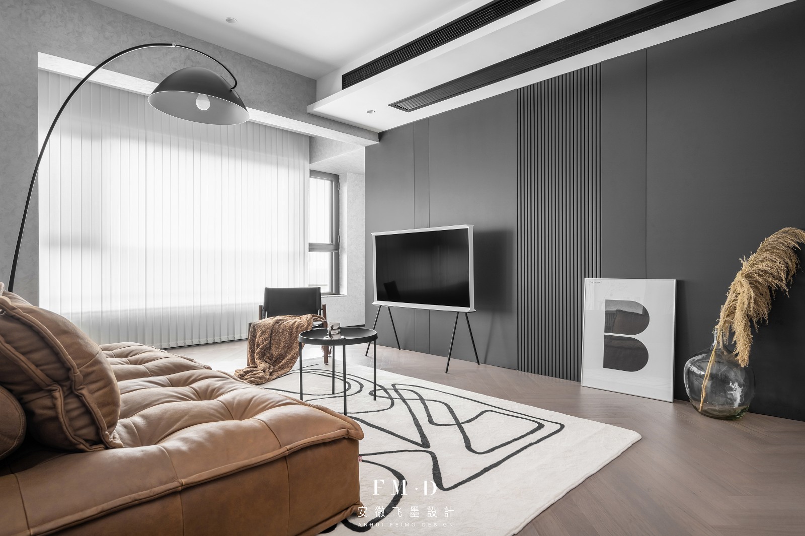 逢春 · 160㎡融创精装房大横厅设计-3