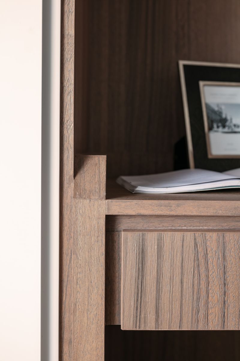 现代简约山语清晖，乐高模型与石材质感的空间对话-46