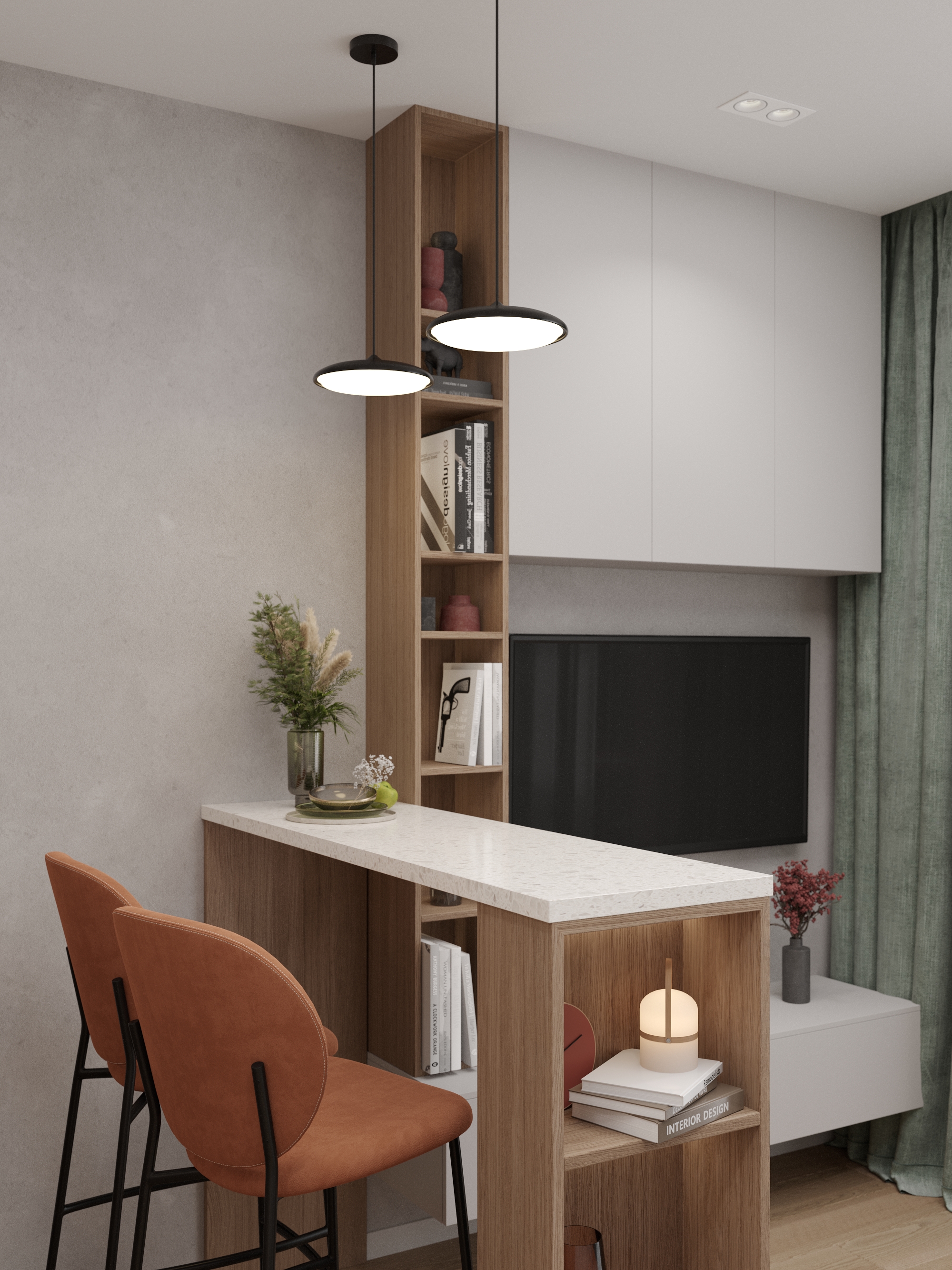 Дизайн студии под сдачу в аренду в СПБ-15