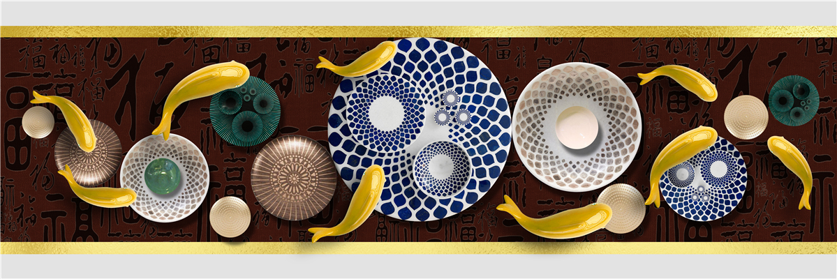 轻奢 新中式卧室装饰画之床头画-9