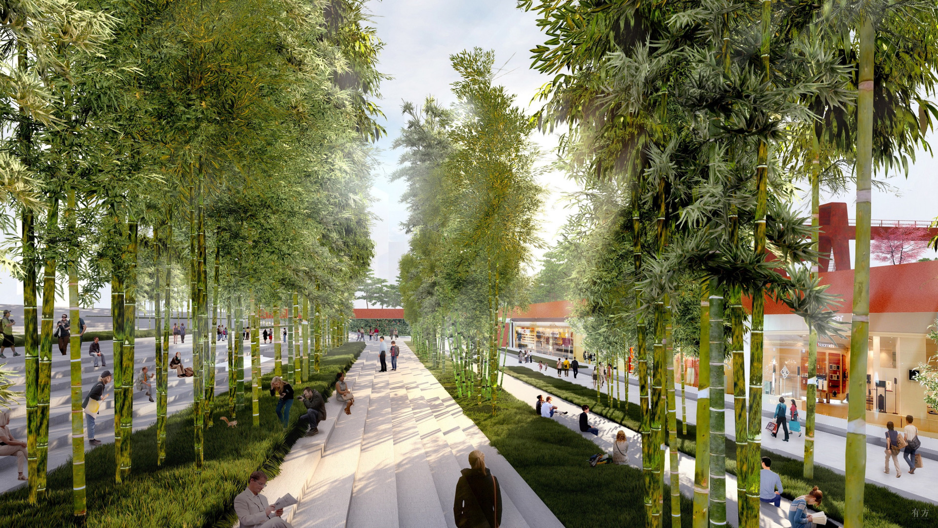 杭州大城北中央景观大道-30