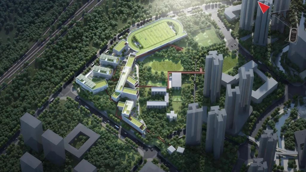 卫城·高中 · 生态友好的绿色校园设计丨中国深圳丨立方都市+库博建筑（联合体）-16