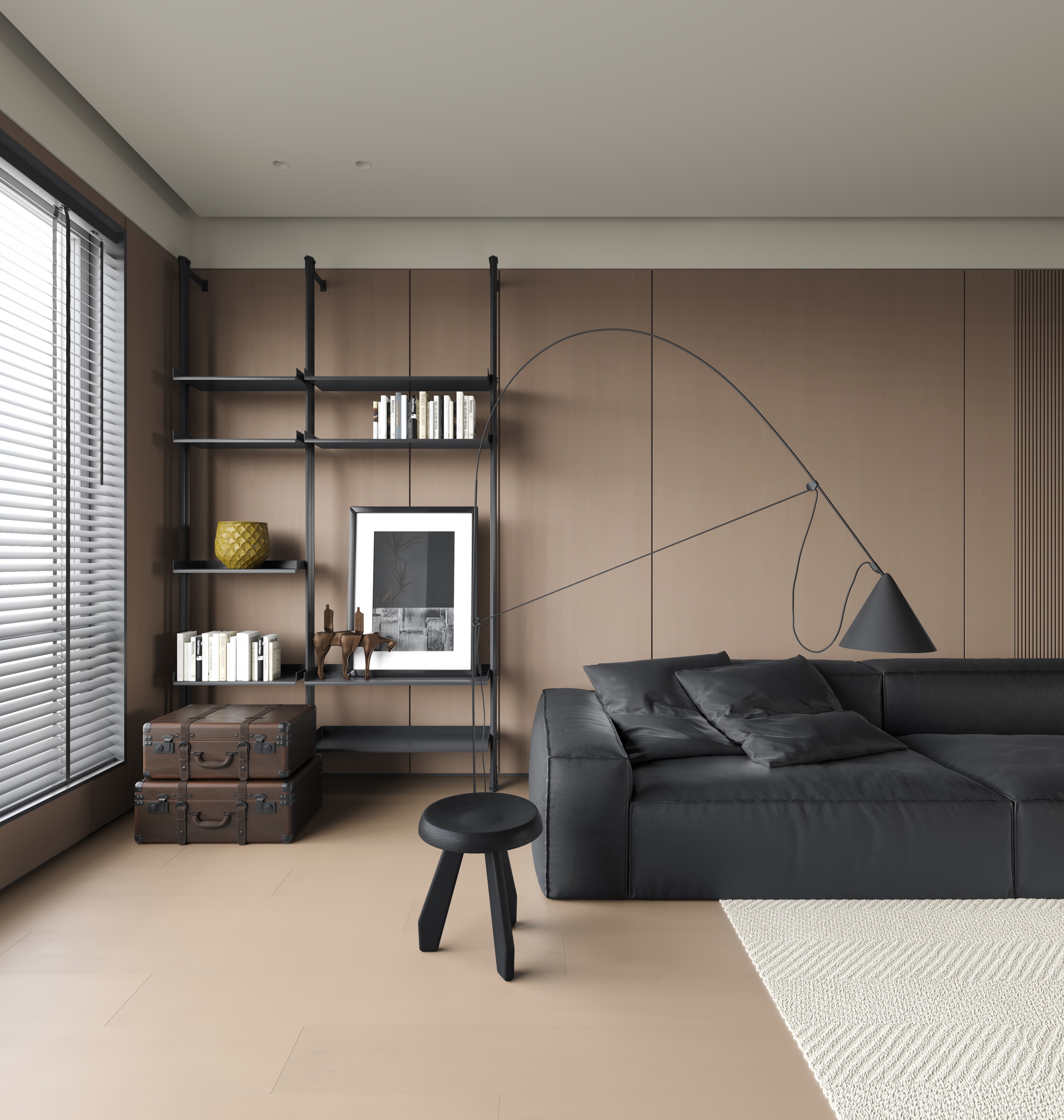 现代简约平层设计典范丨某知名设计师-12