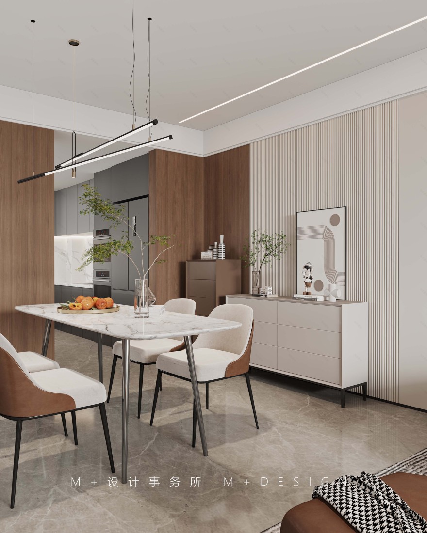 140㎡三房现代风丨中国长沙丨长沙美加空间创意设计事务所-24