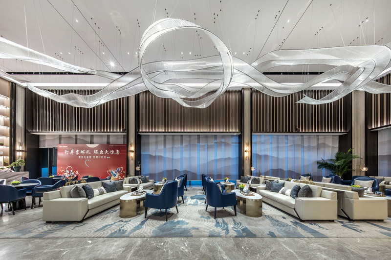 华夏郑州新郑孔雀城售楼处——摩登东方的生态艺术空间-32