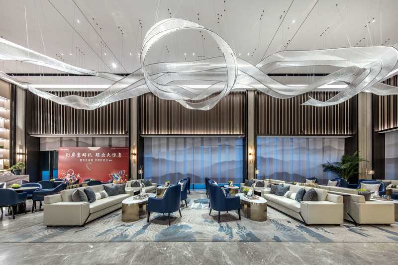 华夏郑州新郑孔雀城售楼处——摩登东方的生态艺术空间-32