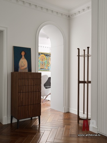 4室斯大林风格公寓室内设计丨设计师 Екатерина Бочарова-8