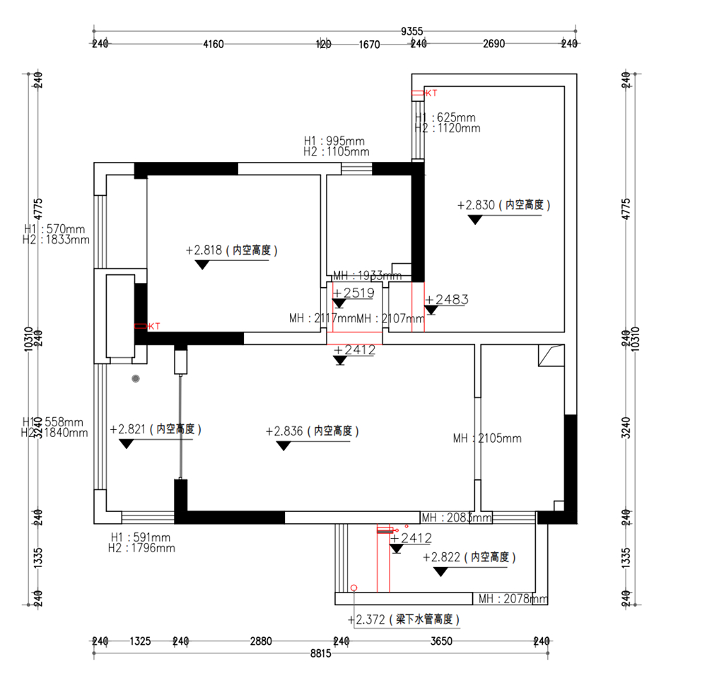 香雪 73㎡现代简约风装修案例丨中国重庆丨重庆俏业家装饰-12