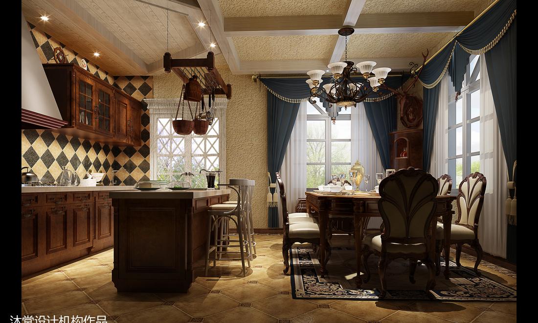 成都华润凤凰城 | 美式厚重木作与传统中式元素完美融合-2