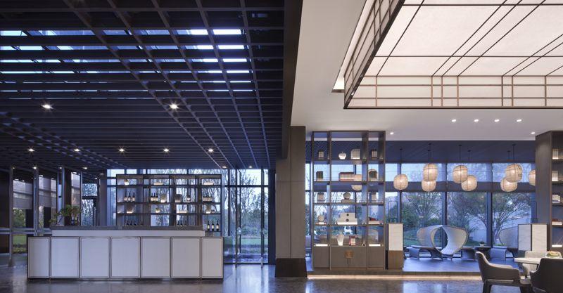 嘉兴中洲花溪地售楼处 | 光与影中的江南意境-28