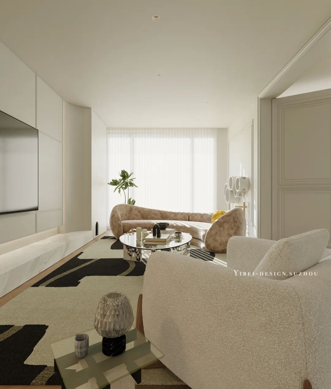 感知法式的美好 · 家装设计丨中国苏州丨YIBEI DESIGN-4