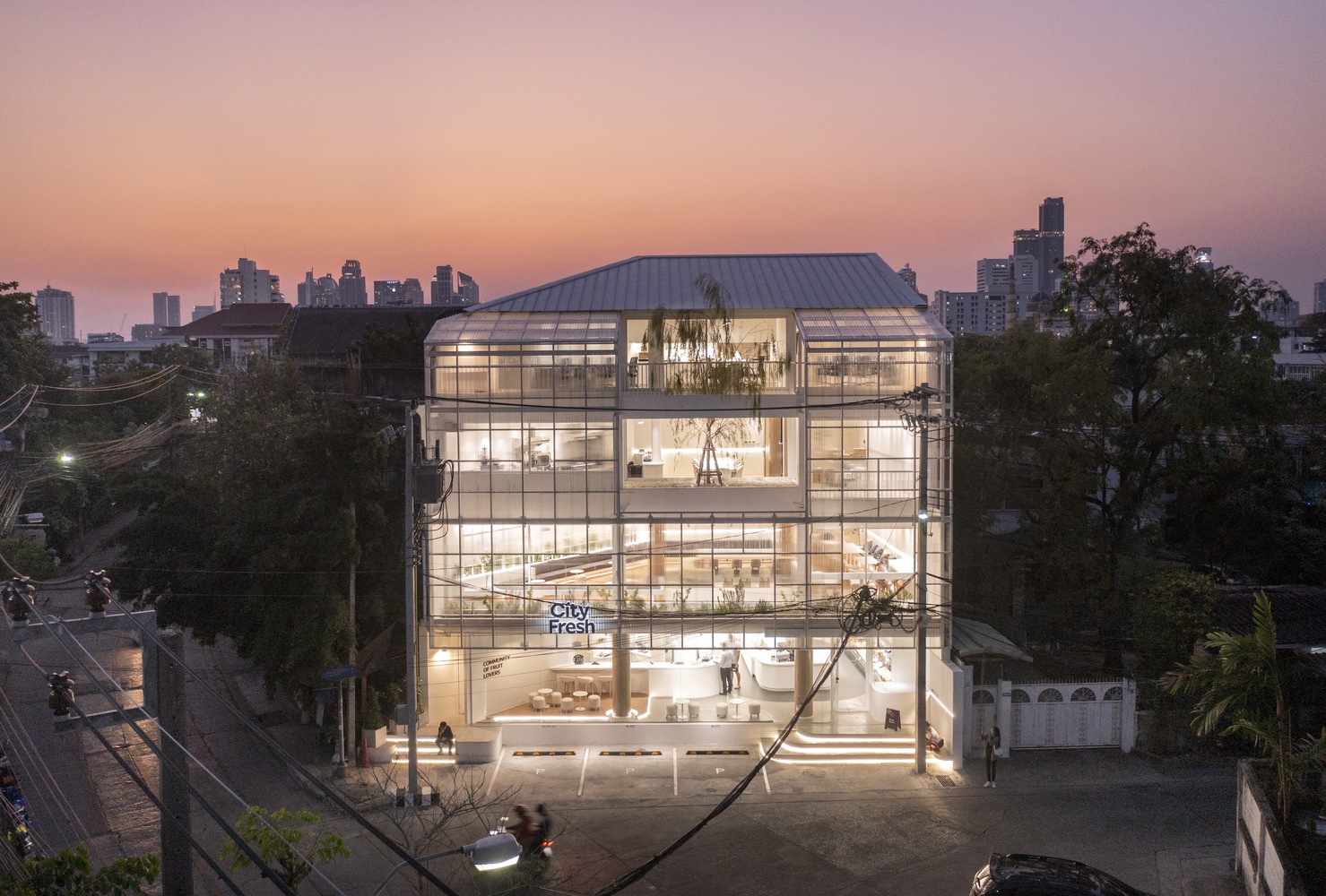 泰国城市生鲜店和餐厅丨空间建筑-20