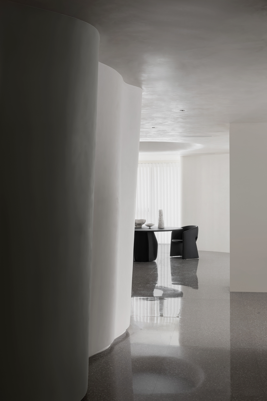 380㎡极简大平层丨辰佑设计,颜青软装-11