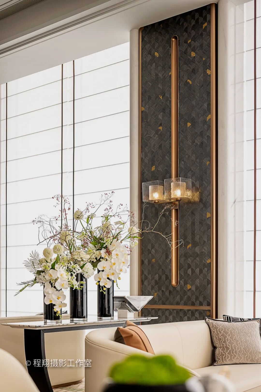 只此青绿，不负春光｜滨江·上品售楼处实景拍摄案例分享-6