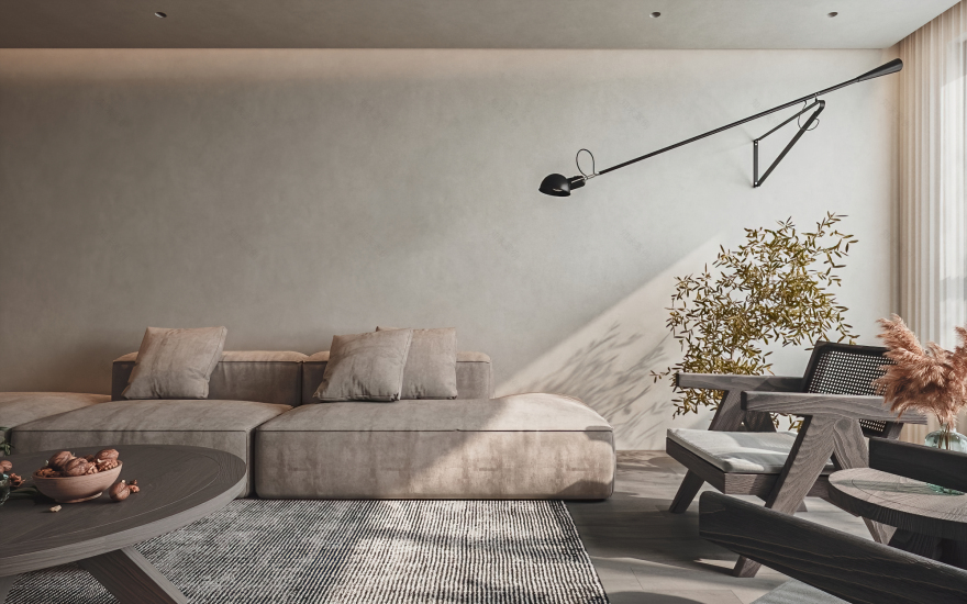 派逃设计|130m²侘寂风住宅-41