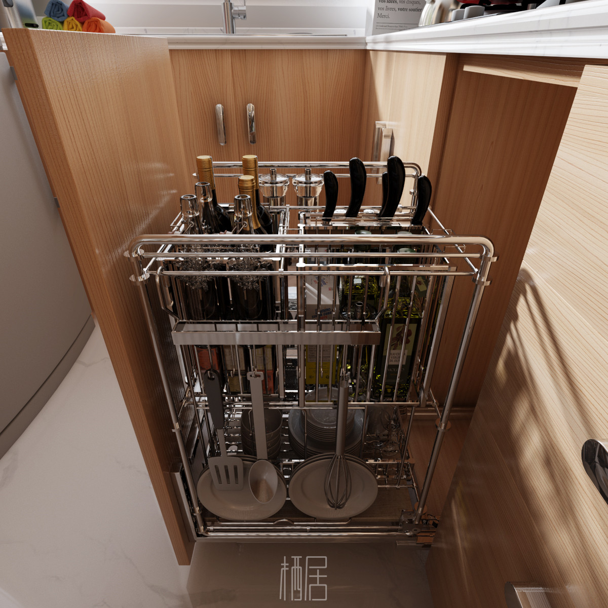 小户型逆袭 | 48 平米一居室变身三室三厅三卫一厨设计-39