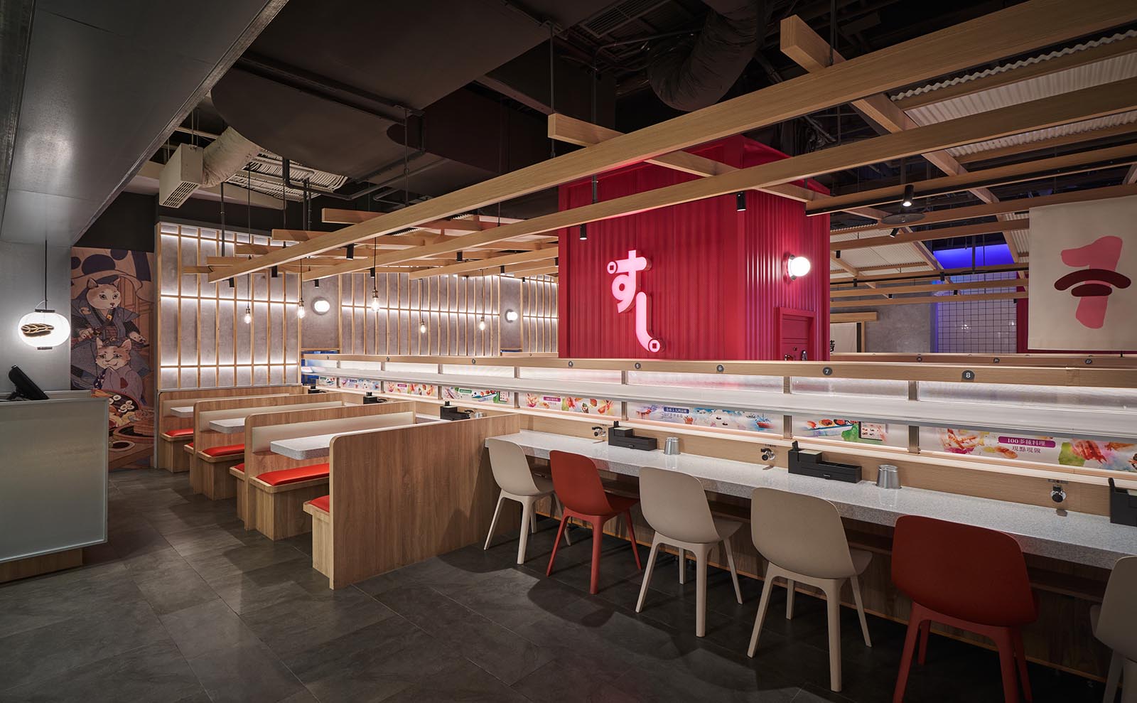 【餐廳室內設計】全新壽司體驗：茶酒屋『MAGIC TOUCH 台中勤美店』開物設計-1