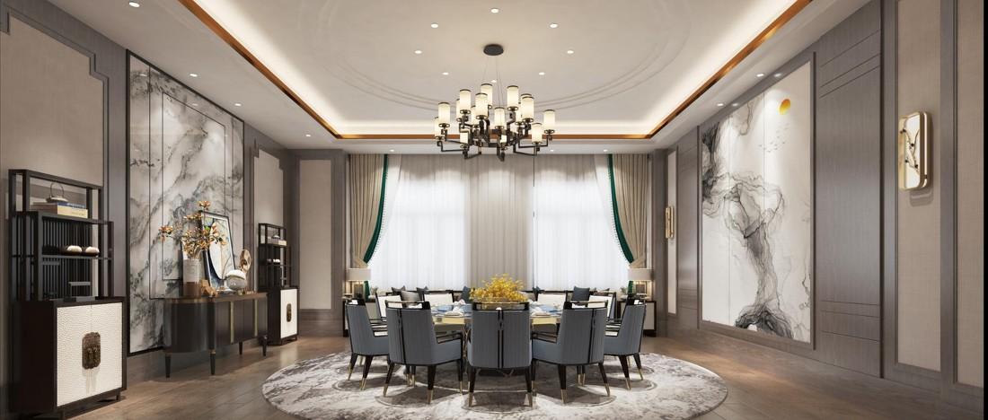 南昌赣洪铁路设备有限公司办公室新中式设计-0