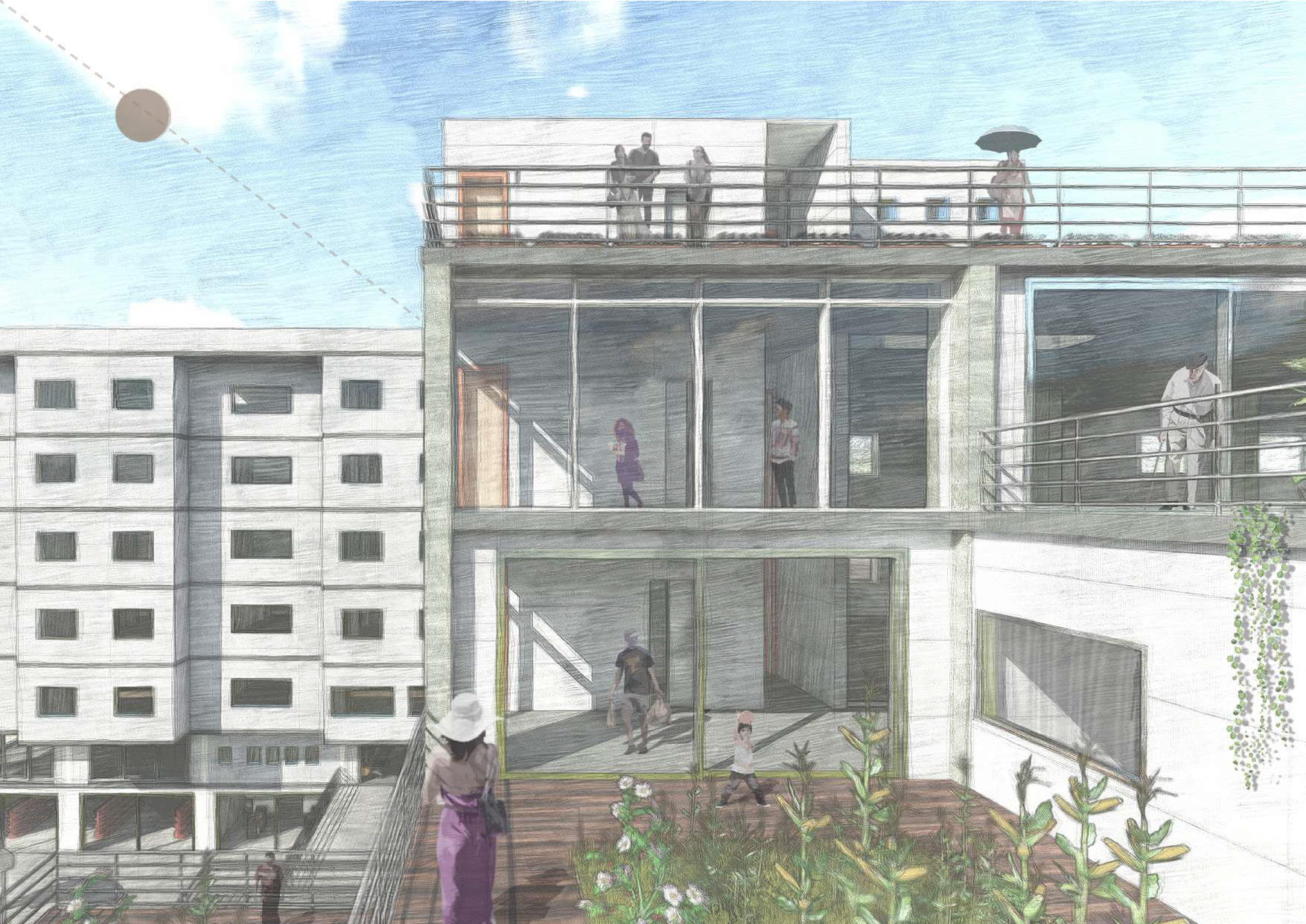 集体住房，圣卡洛斯丨爱尔兰卡洛丨Johana Mendoza-4