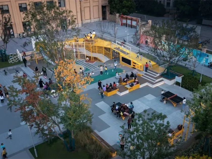 无锡兴梁道街心广场丨中国无锡-2