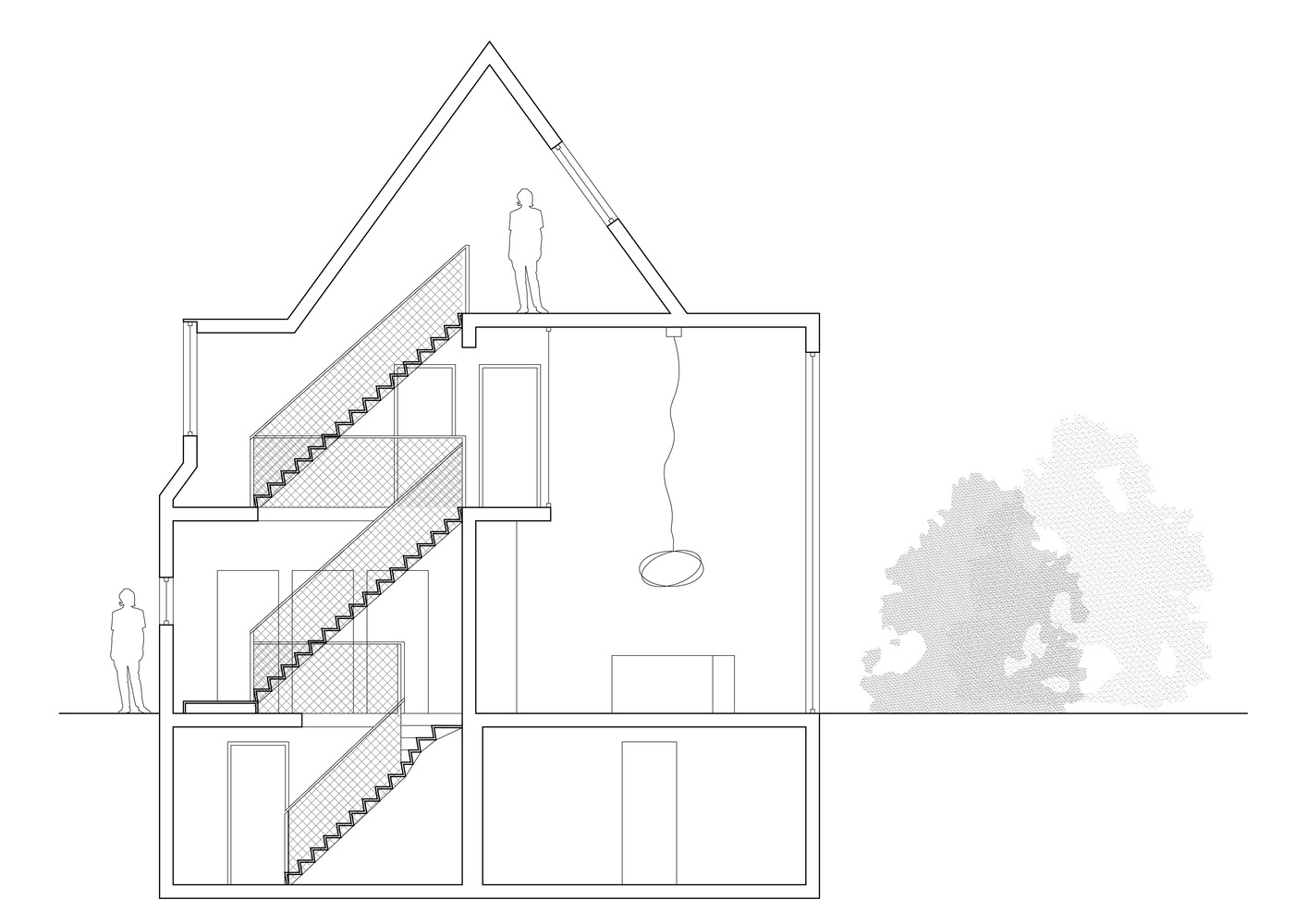 比利时 Kortrijk 住宅改造丨Luchtschip Architectuur-20