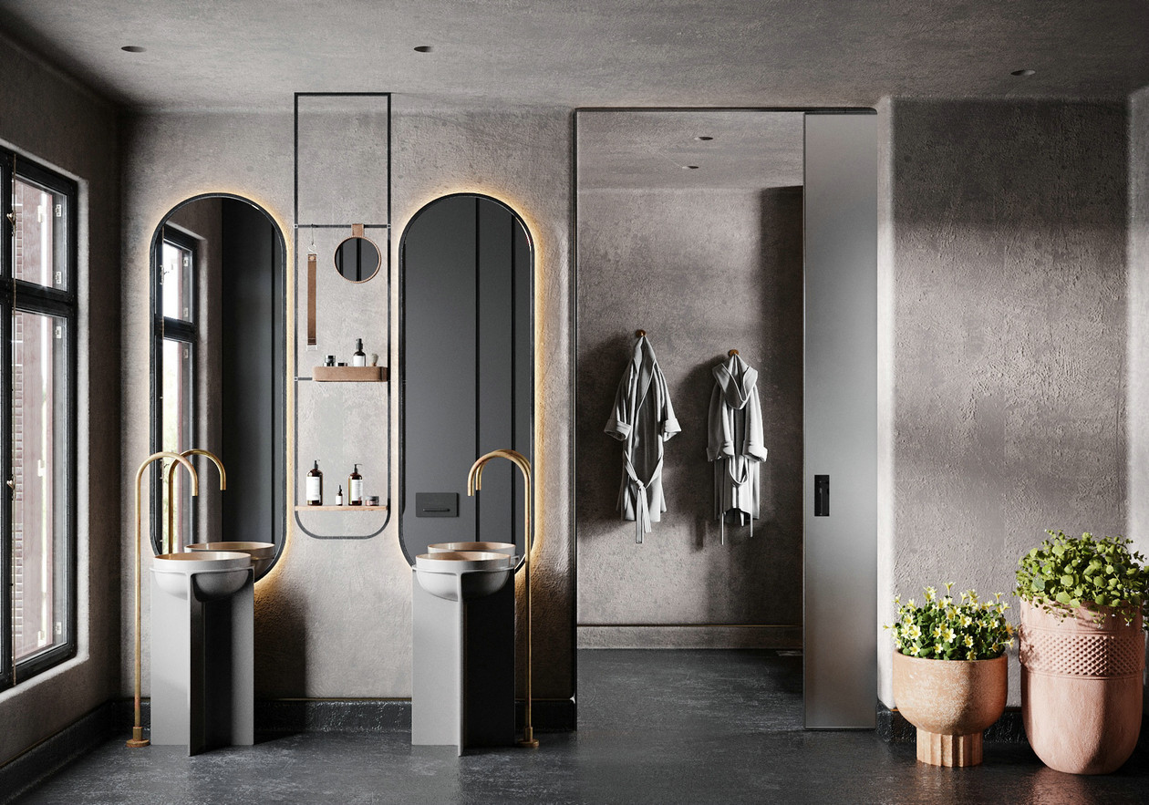 中性色彩与简洁线条构成的纳维亚风格公寓-10