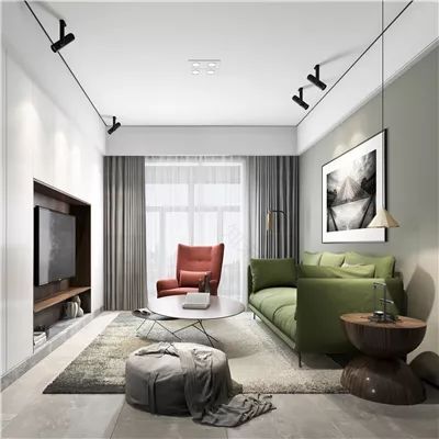 极简灰色调,打造时尚北欧风与优雅美式家居-21