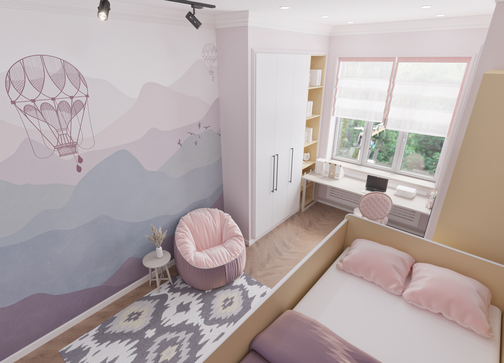 design project of a children's room for a girl-4