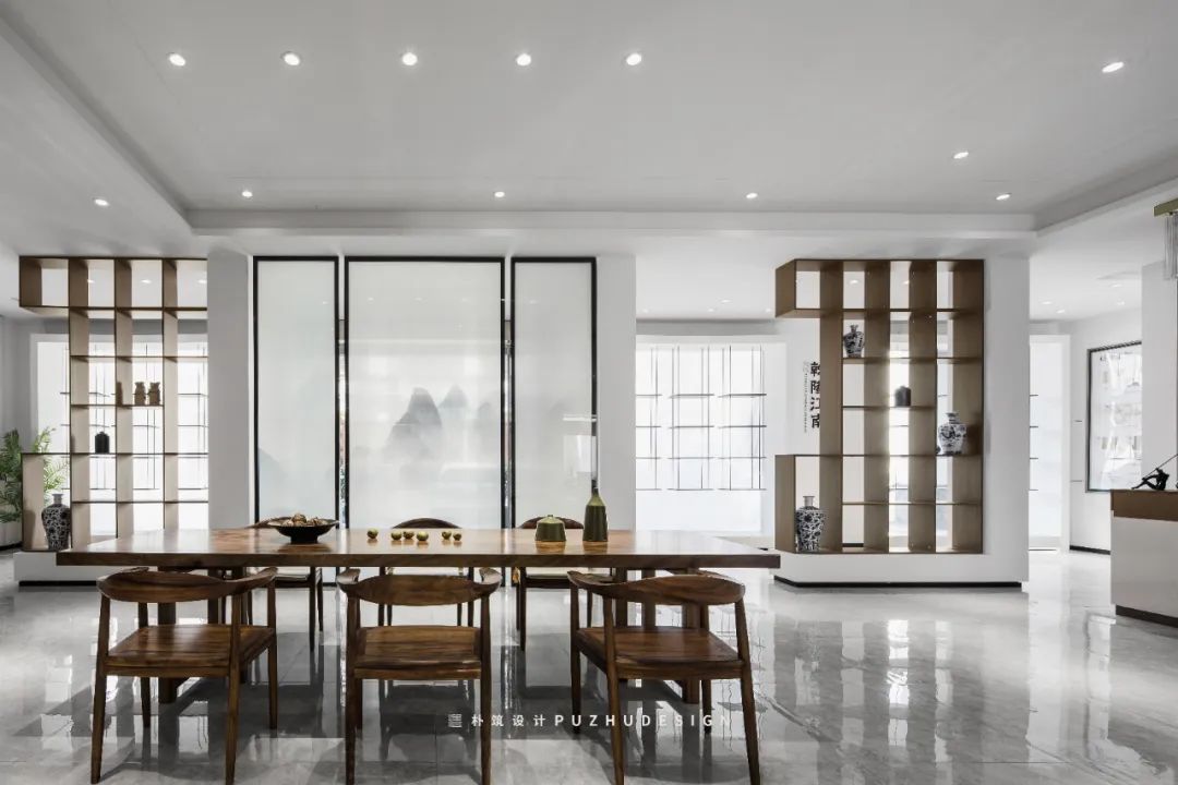 朴筑设计|现代中式，打造当代、精致的展示空间-16