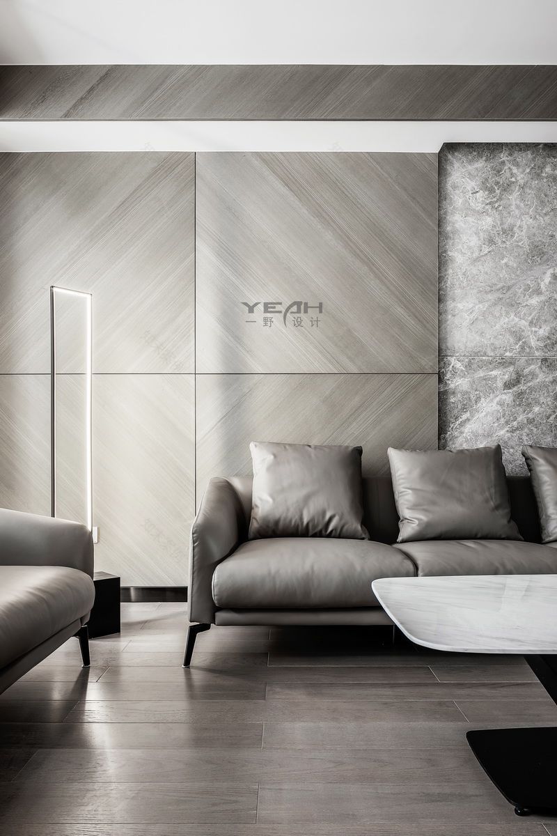 金科廊桥水岸 | 极简灰色调空间设计-4
