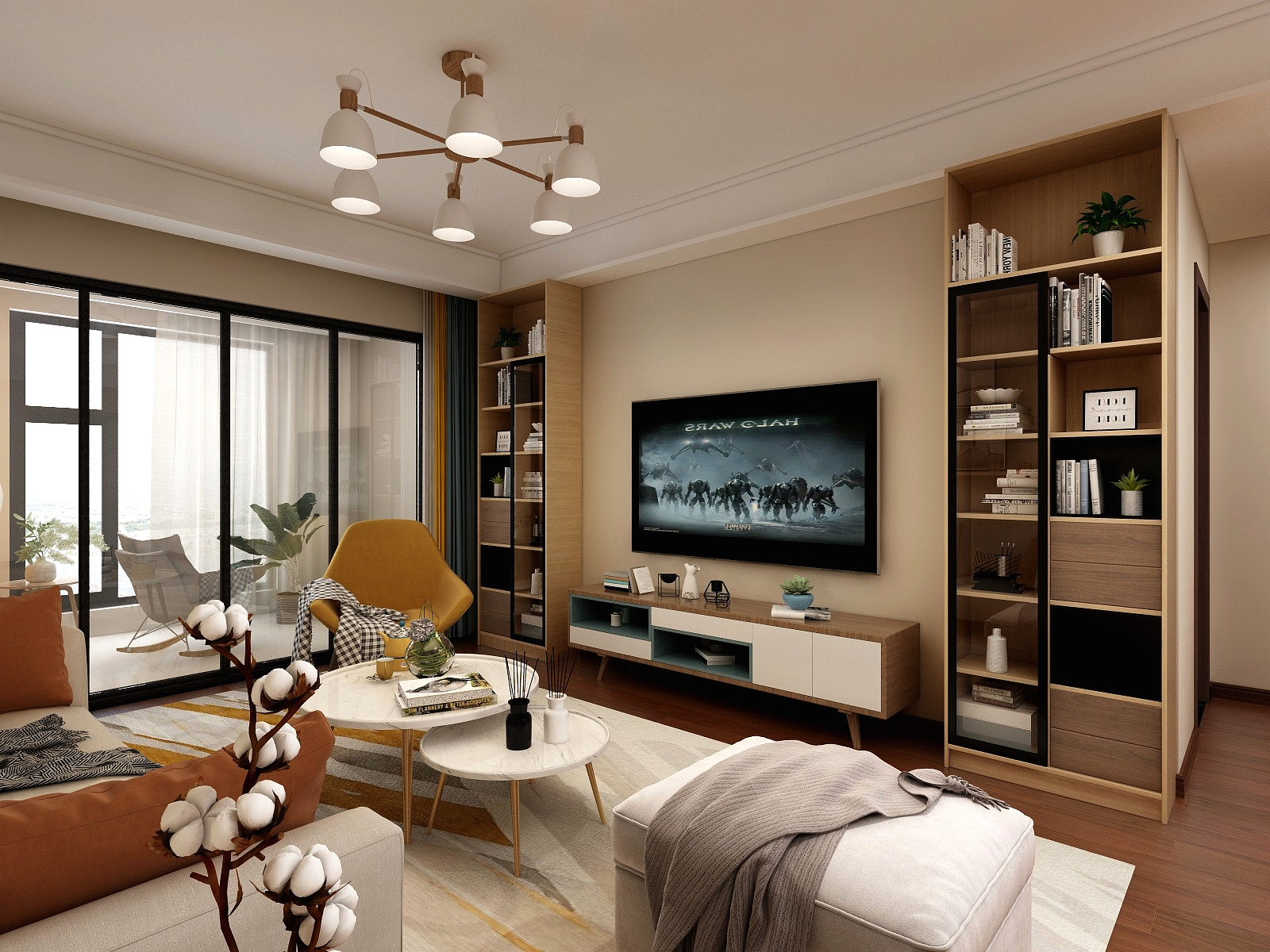 长沙奥园誉景华府样板间 | 温暖可沟通的家居设计-6