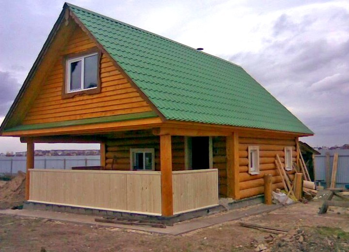 带阁楼的桑拿房项目-7