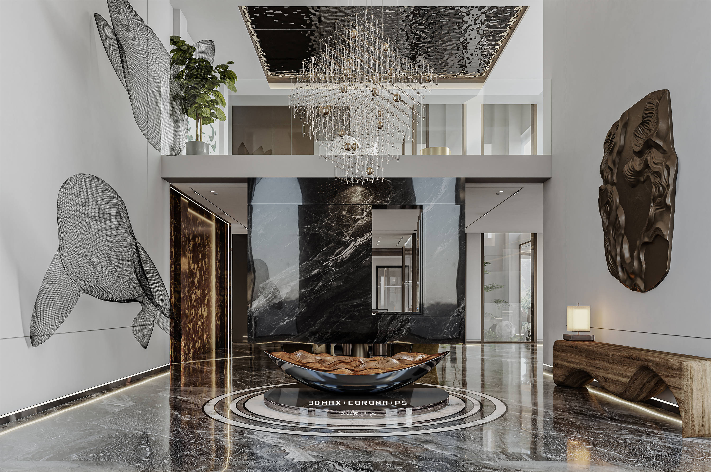 意式轻奢风别墅设计-11