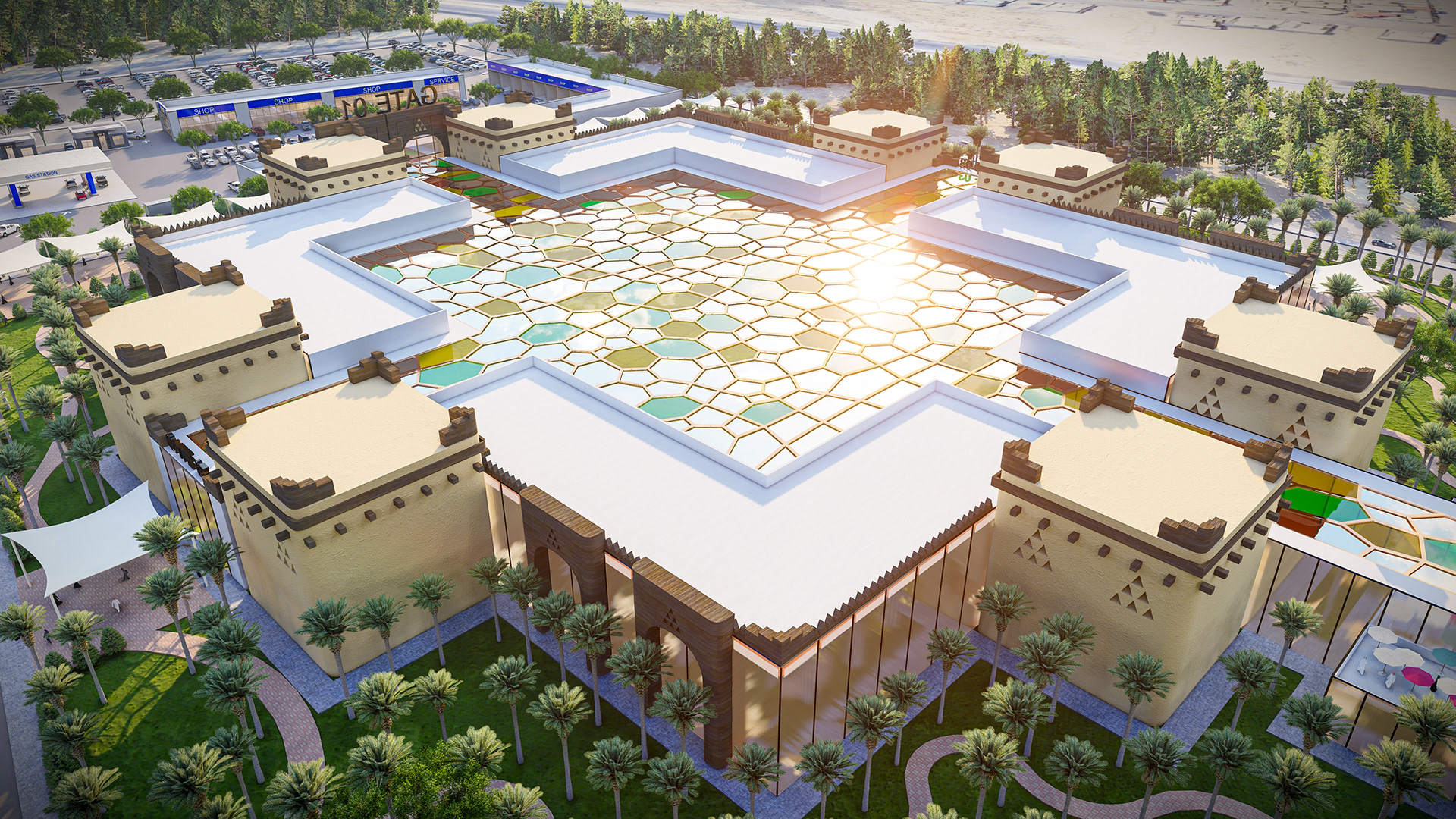 Commercial complex and fuel station project-8