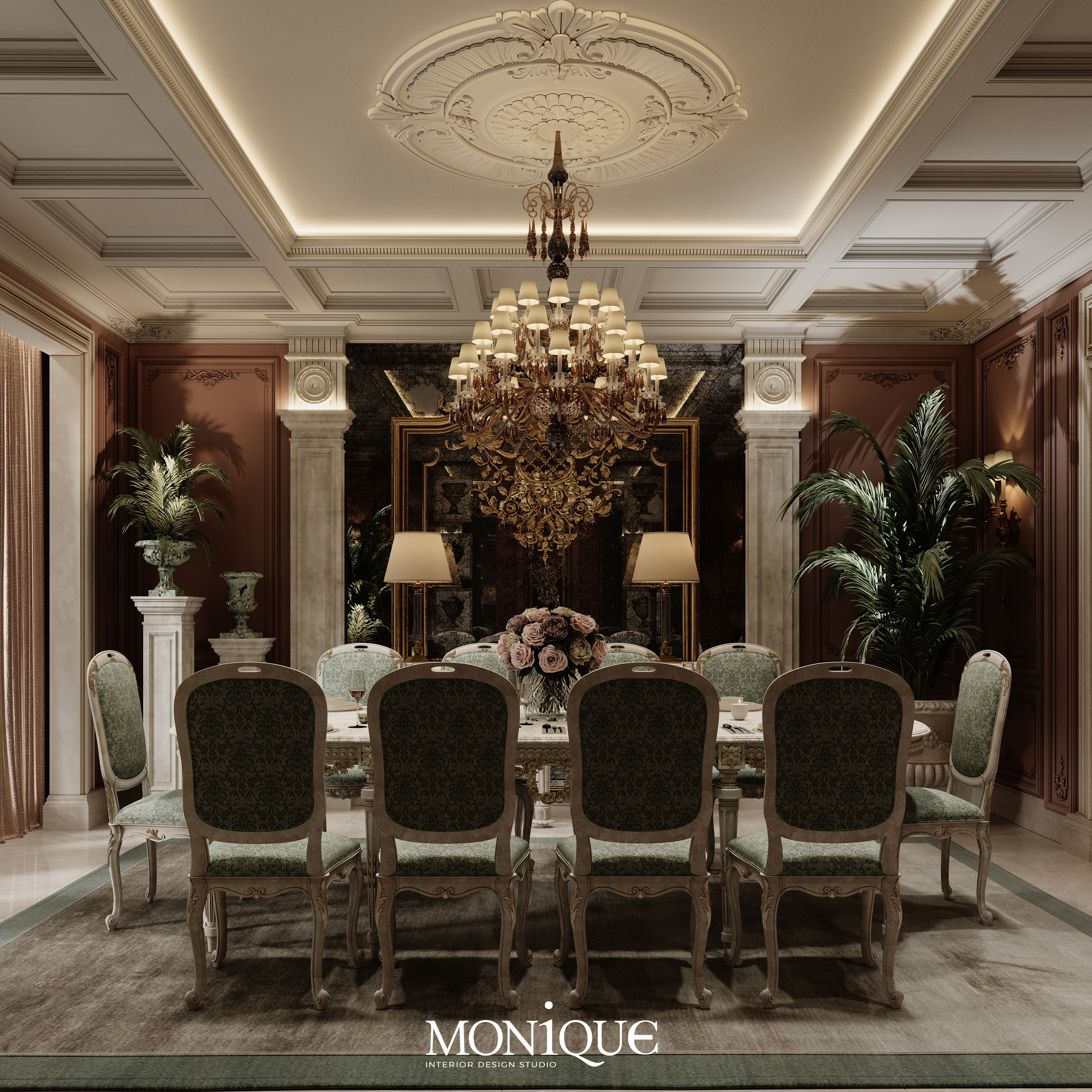 皇家餐饮丨MONIQUE DESIGN STUDIO-7