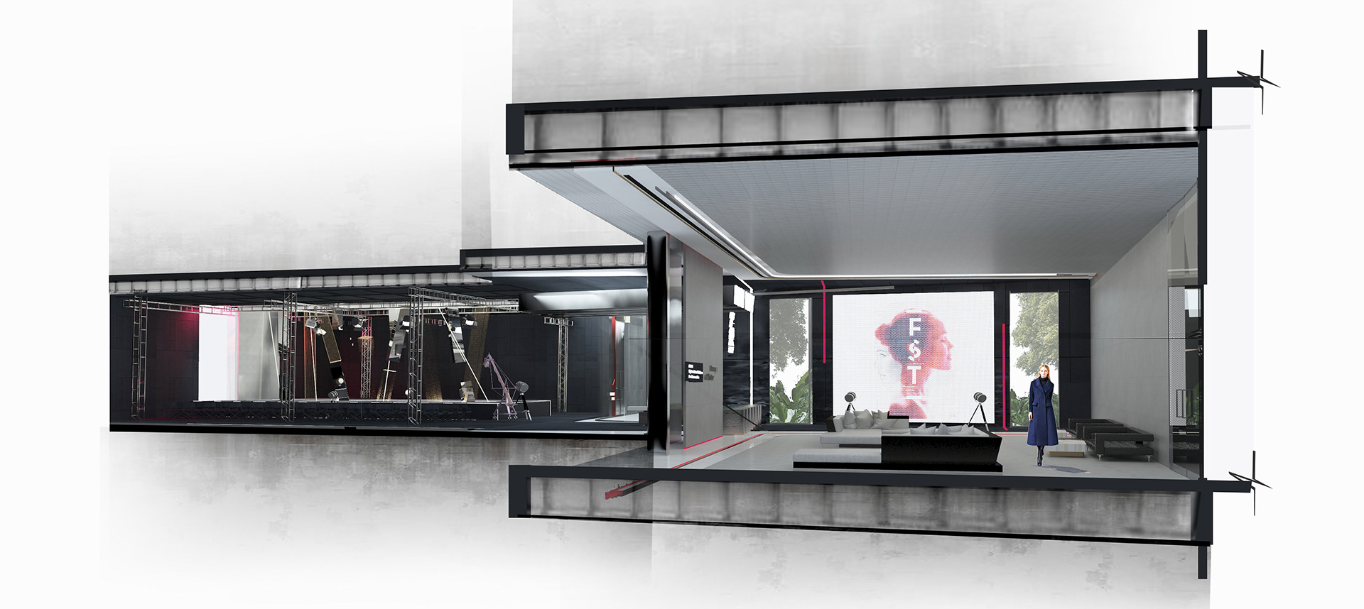 时尚中心丨沙特阿拉伯吉达丨Graduation Project-34