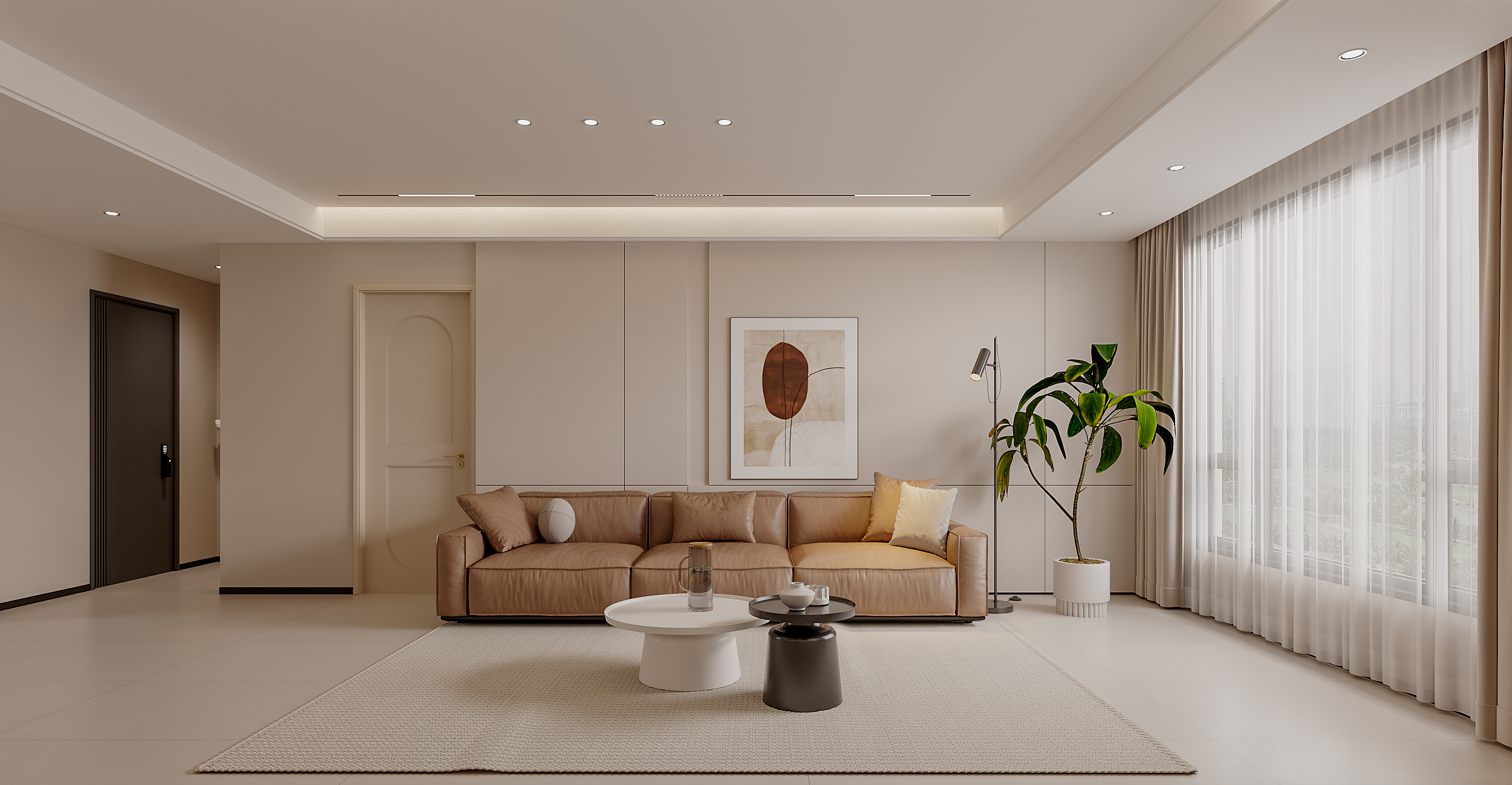 现代简约奶油风-1