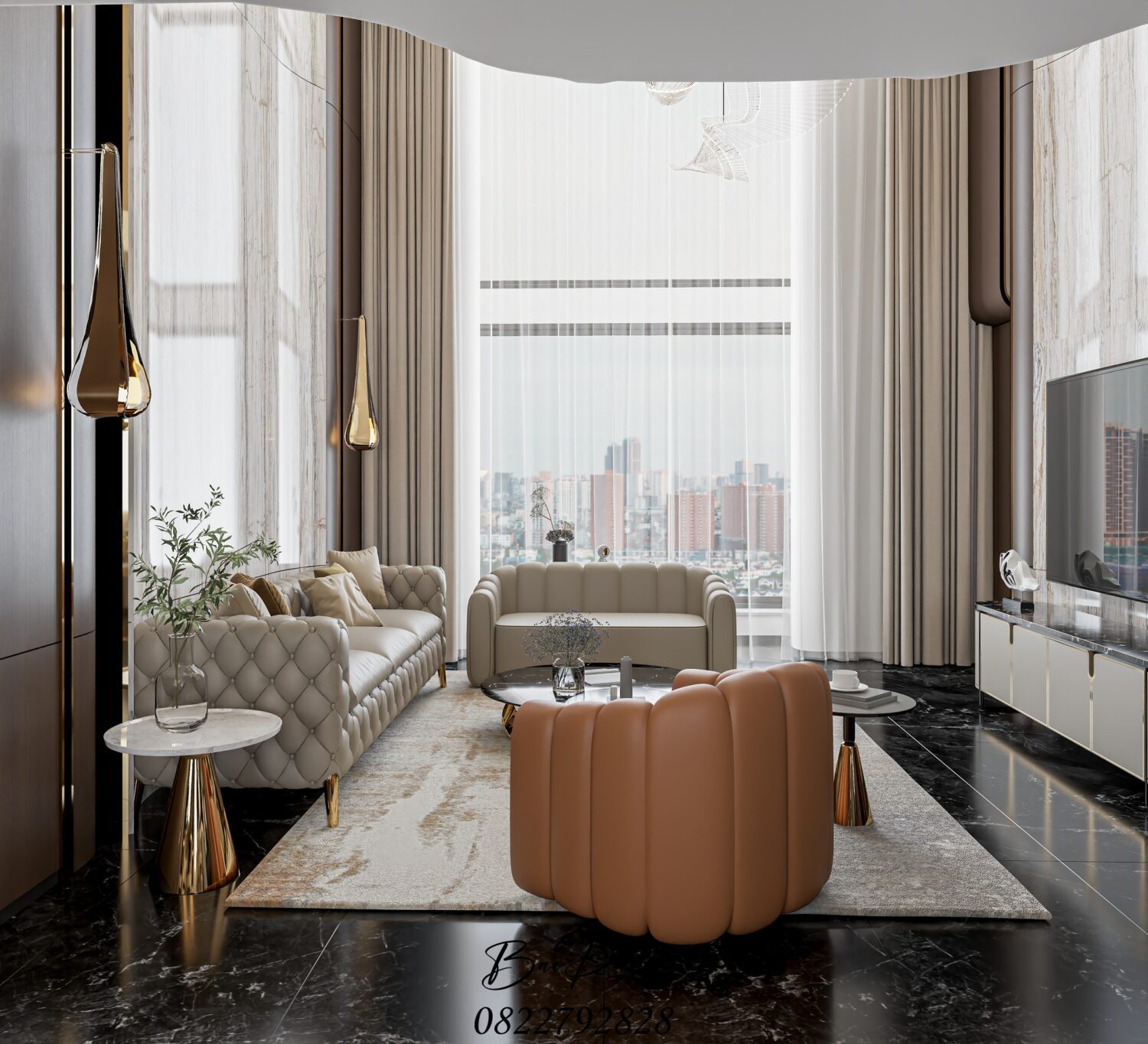 13819. Free Sketchup Apartment Interior Model Download-5