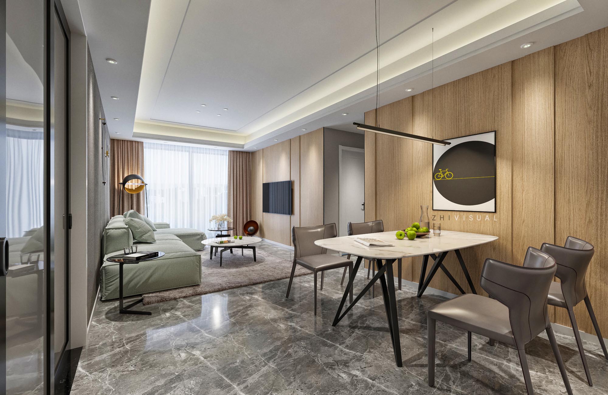 极简现代风，打造舒适宜居空间-1