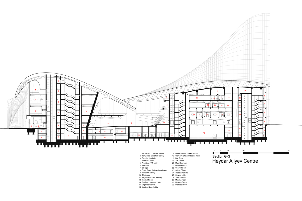 Heydar Aliyev文化中心丨阿塞拜疆丨扎哈·哈迪德建筑事务所（Zaha Hadid Architects）-26