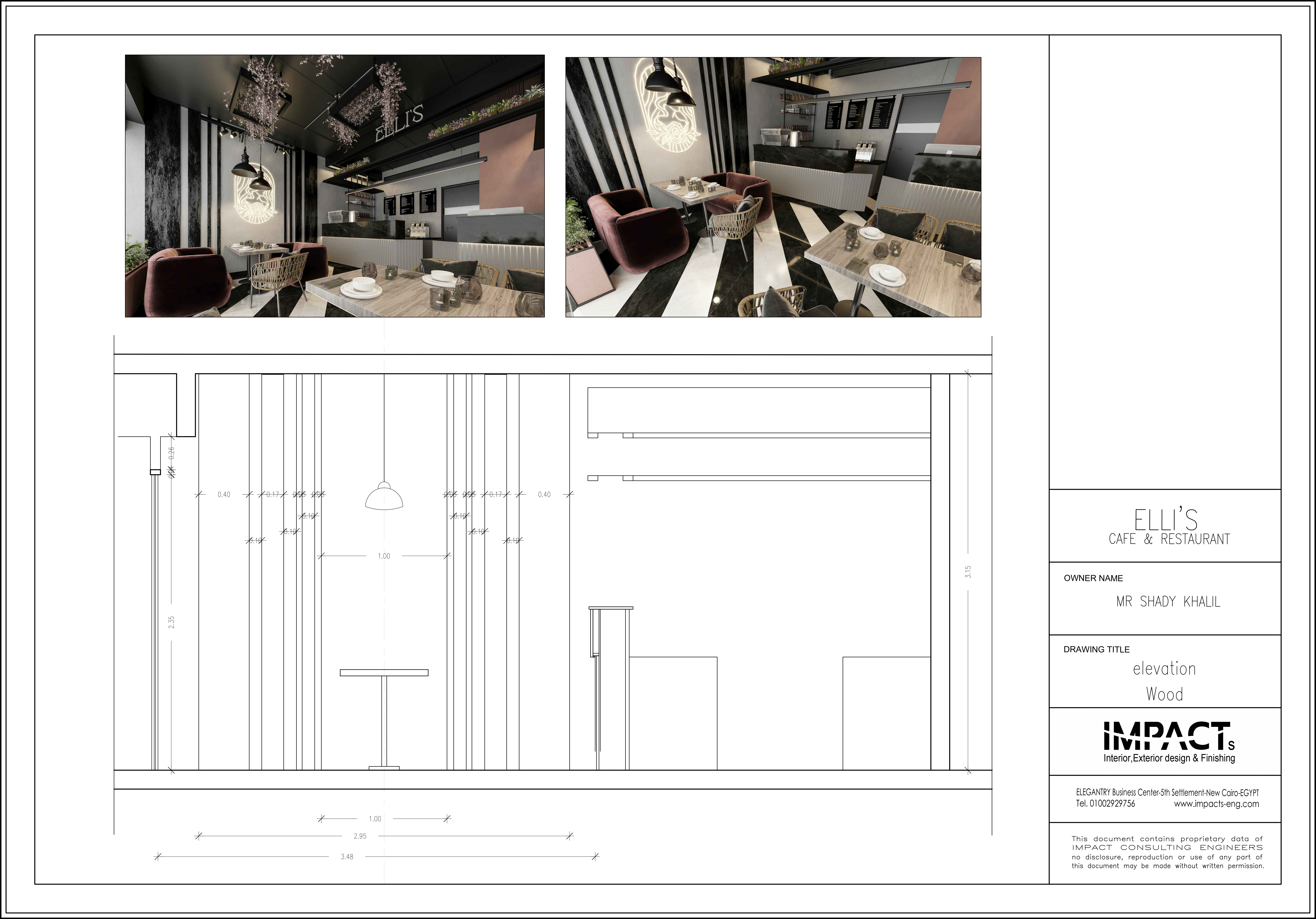 Cafe | Restaurant Shop Drawings-7