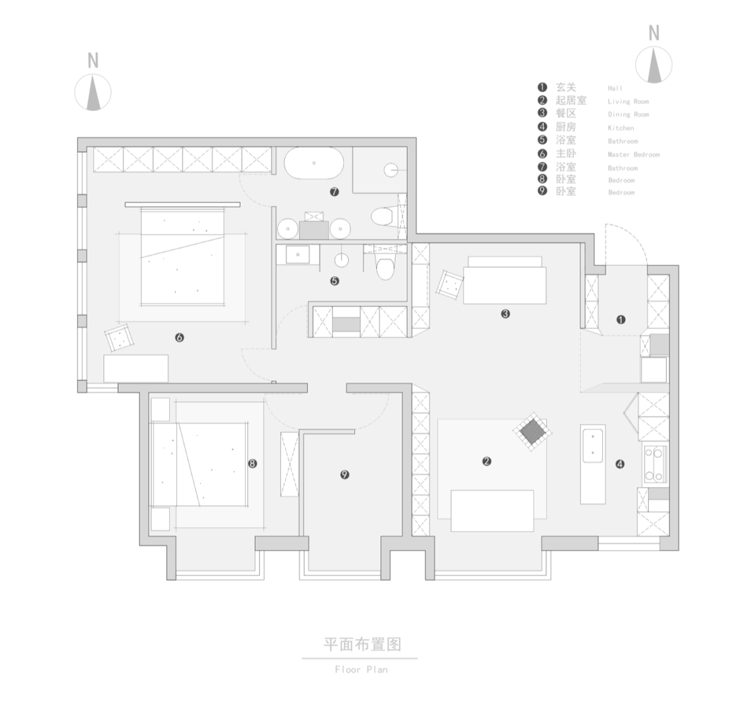 《落日巡航》· 复古与现代交融的温馨家居设计丨中国北京丨乔和桥治建筑实验室-52